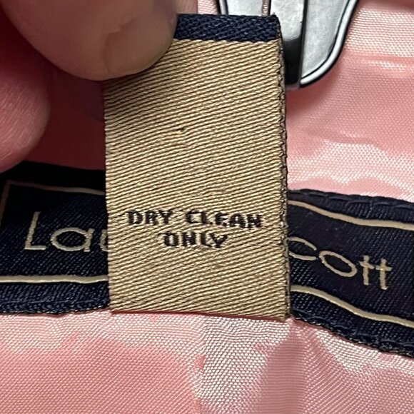 Laura Scott Tailored Pink Linen Blend 2-Piece Pant Suit Career Office 16P‎ READ - Picture 13 of 15